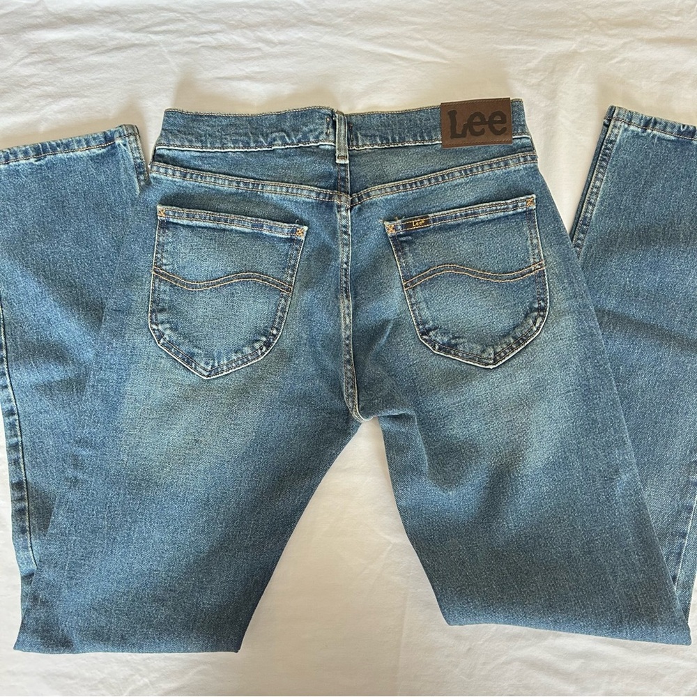Lee Men's Classic Denim Straight Leg Jeans